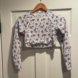 Roxy Multicolor Floral Crop Top